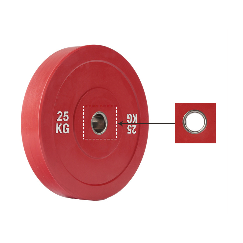 Kolorowe talerze ze sztangą Kolorowe talerze ze sztangą