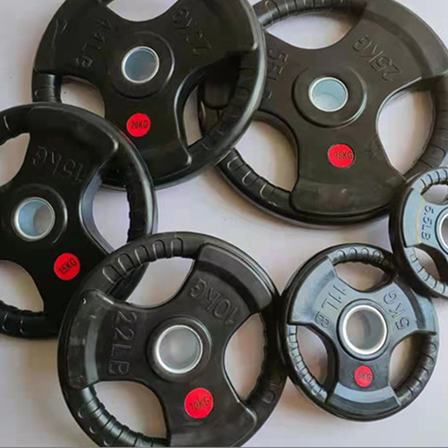 Talerze pod sztangę z trzema otworami Talerze pod sztangę z trzema otworami